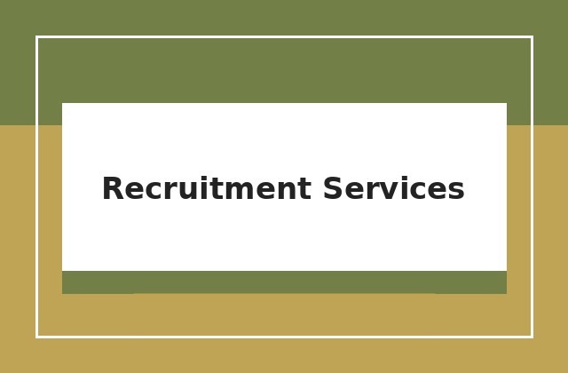 Recruitment Services