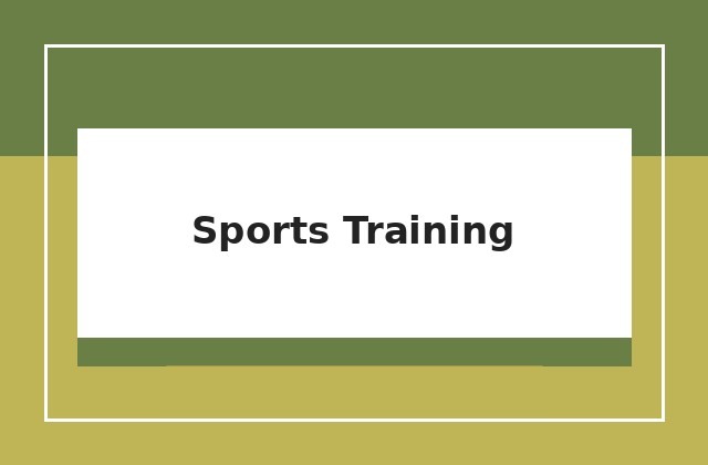 Sports Training